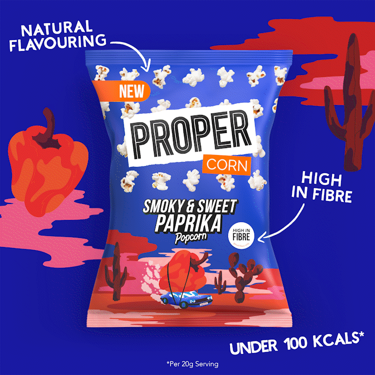 A bag of popcorn with a cactus on the front. AI generated content