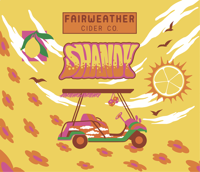 A cartoon image of a person riding a bike with a sun in the background. AI generated content